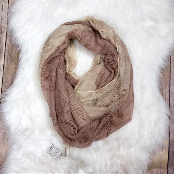 Collection XIIX Accessories - NWT Infinity Loop Scarf Collection 18 | Rose Gold